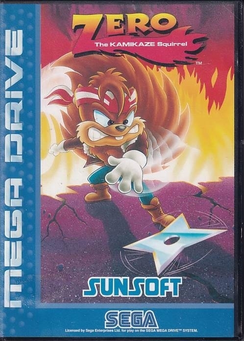 Zero - The Kamikaze Squirrel - Sega Mega Drive (B Grade) (Genbrug)